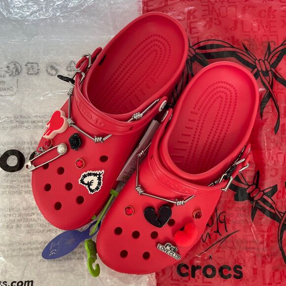 Karol G x Crocs Classic Clog 'Metal Hearts’ | NEW | Men’s 11 - Picture 1 of 7